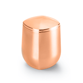 Porta Cotonete e Algodão Rose Gold Linha Conceito - Ela Decora